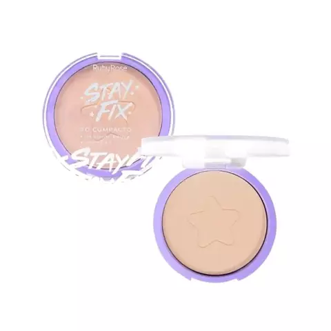 Pó Compacto Ruby Rose Stay Fix Cor:MC60 - VALIDADE 01/2026 - comprar online