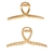 Piranha de Cabelo Gold Laço - Trança