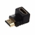 Adaptador HDMI macho a HDMI hembra 90°