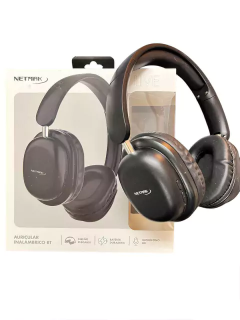 AURICULAR VINCHA INALAMBRICO NETMAK NM-LIVE