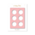 Troquel CIRCULOS 6X8" - MEMORY LOQUER, Lora Bailora