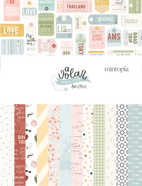 Pad 15x20cm A VOLAR Travel Stories Mintopia