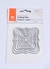 Set de 9 troqueles Die cuts Sunlit Cuadrados decorados con ondas