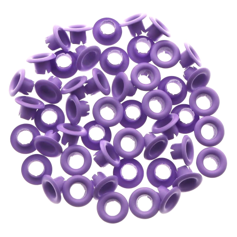 Ojalillos Aluminio (Eyelet) 50 Pcs Violeta Ibi Craft