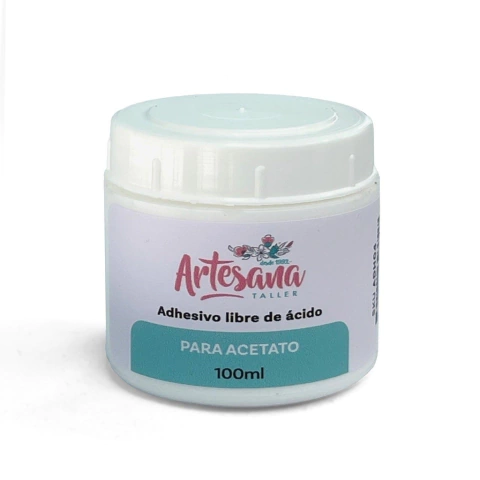 ADHESIVO PARA ACETATO X 100ML ARTESANA TALLER