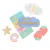 Die cuts troquelados Pebbles All The Cake Ephemera Journaling detalles en foil dorado - comprar online