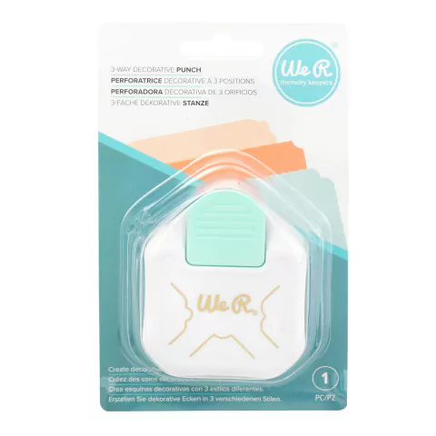 Troqueladora de esquinas 3 en 1 We R Punch 3 Way Corner Decorative