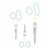 Set de 3 tijeras We R Memory Keepers Scissors 3/Pkg
