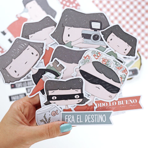 Set de troquelados Colección DESTINO, Alua Cid