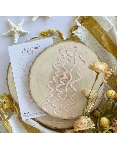 Set de troqueles Horizonte PLAYA O PISCINA, Alua Cid,