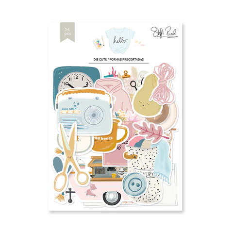 Die cuts HELLO, Lora Bailora