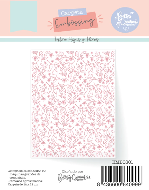 Carpeta de embossing POSITIVA, Johanna Rivero, Bellas y Creativas