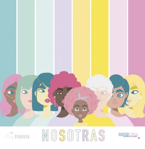 Paper Pad NOSOTRAS - 30,5x30,5 cm 12 hojas impresas a doble cara