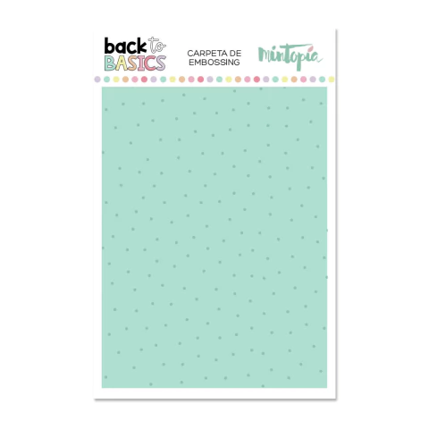 Carpeta embossing lunares Back to Basics de Mintopía