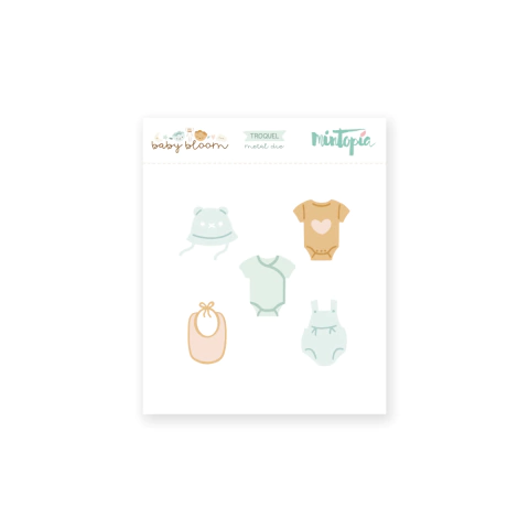 Troquel Ropita BABY BLOOM, Mintopia