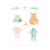 Troquel ropita 2 BABY BLOOM, Mintopia