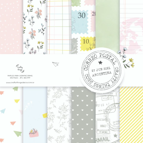 La colección CORREO POSTAL de Crafty Things Deco