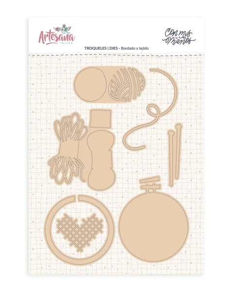 TROQUEL TEJIDO Y BORDADO CON MIS MANOS