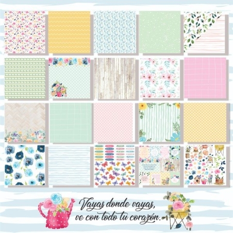 Colección Florece y Vive de Sueña y Crea Scrap