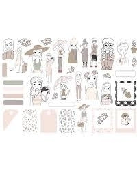 Die cuts decorativos colección Adorable Zoe