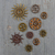 Embellishments decoración de metal. 10 piezas