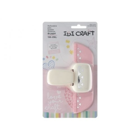 Perforadora / punch de borde, guarda corazones Ibi Craft