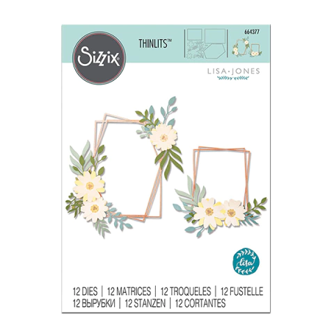 12 Troqueles Floral Frame Lisa Jones Sizzix