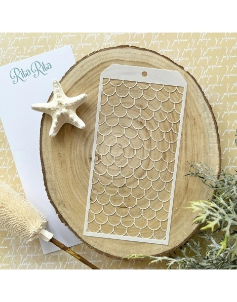 Máscara Escamas PLAYA O PISCINA, Alua Cid,