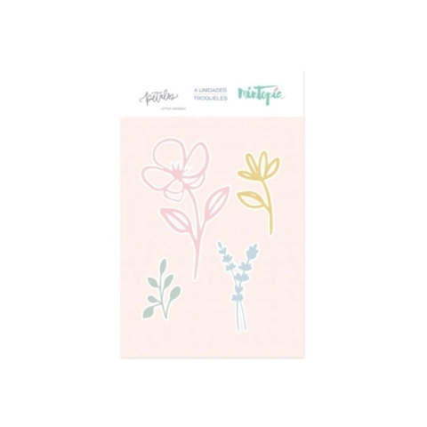 Troquel, Set de flores, Petalos, Mintopia