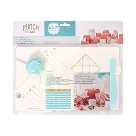 Tablero para realizar cajas. Punch board Gift Box (para realizar cajas) WeR Memory Keepers