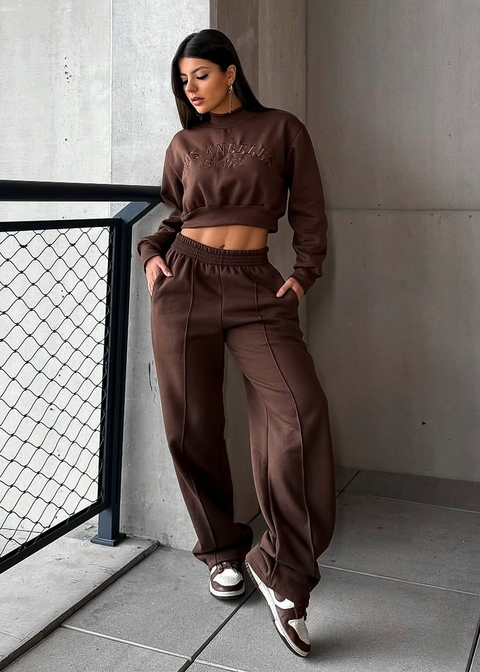 Conjunto Los Angeles Marrom - comprar online