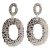 Brinco Metal Oval BC3104 - Lieka Bijoux