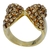Anel Lacinho Strass Dourado AN2819 - comprar online