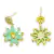 Brinco Zircônia Flor BC3023