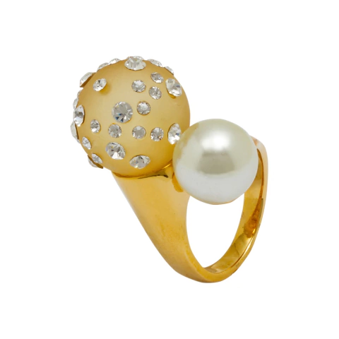 Anel Strass e Pérola AN1522