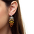Imagem do Brinco Strass Folhas BC2044