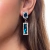 Brinco Strass Retângulo BC3471 - comprar online