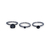 Imagem do Anel Strass Triplo (3 unidades) AN3567