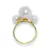 Anel Zircônia e Pérola AN3579 - comprar online