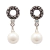 Brinco Strass e Pérola BC1384