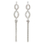 Brinco Strass Franja BC2178 - Lieka Bijoux