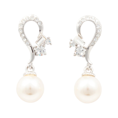 Brinco Strass e Pérola BC2189