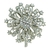 Broche Semijoia Strass Flor Elegante Akasaki BRG0010 - comprar online