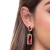 Brinco Strass Retângulo BC3471 - comprar online