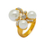 Anel Strass e Pérola AN1790