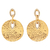 Brinco Metal com Strass BC1742 - Lieka Bijoux