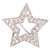 Broche Estrela Strass Semijoia Akasaki BRG0022