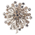 Broche Semijoia Strass Flor Elegante Akasaki BRG0010 - loja online