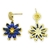 Brinco Zircônia Flor BC3001 - comprar online