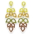 Brinco Strass Folhas BC2044
